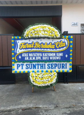 Papan Bunga Duka di Karangwuni